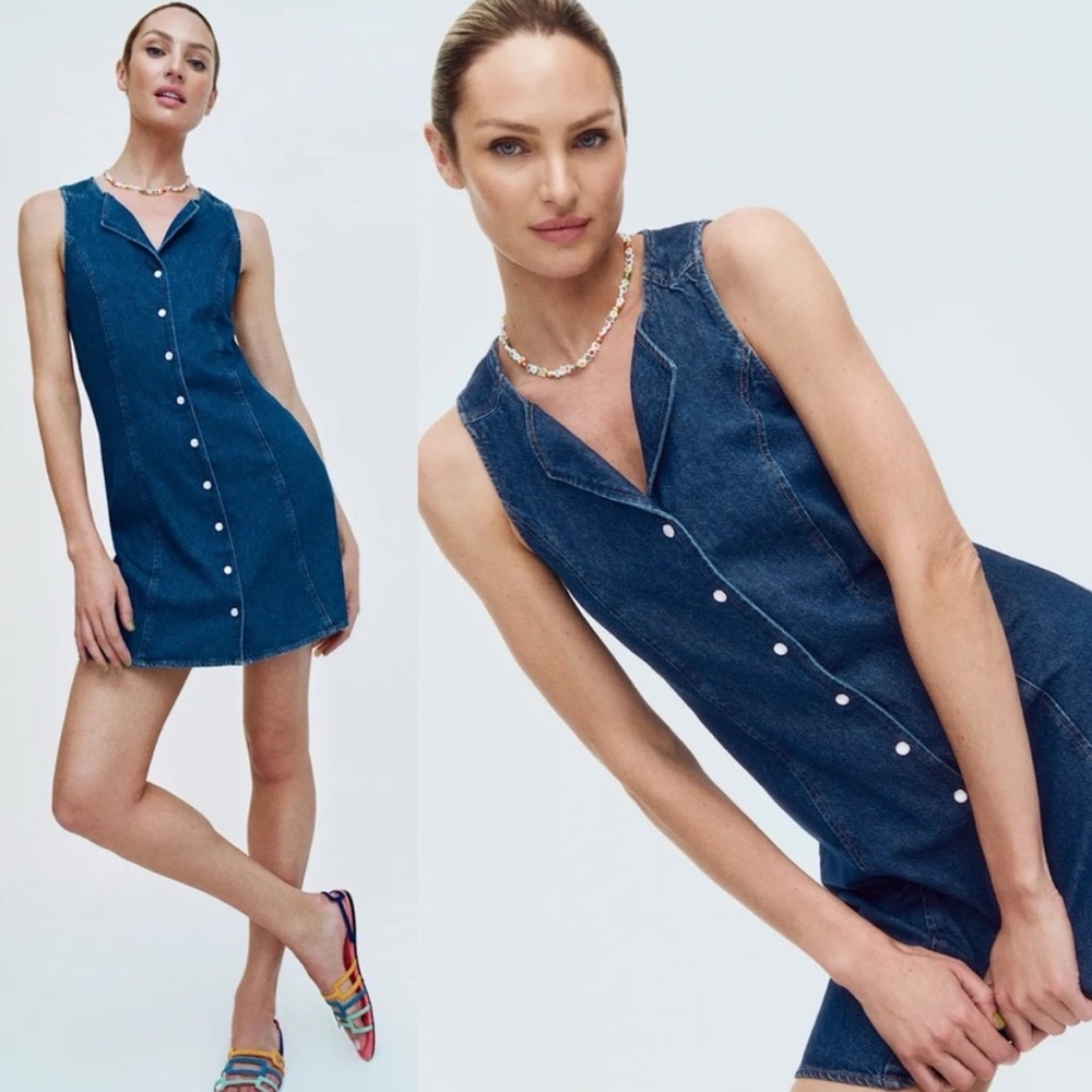 Reformation Blue Denim dress